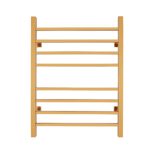 WarmlyYours Sierra TW-SR08GS-HP Dual Connection Towel Warmer Gold Finish