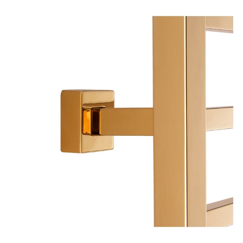 Sierra TW-SR08GS-HP Towel Warmer Gold - close up of finish