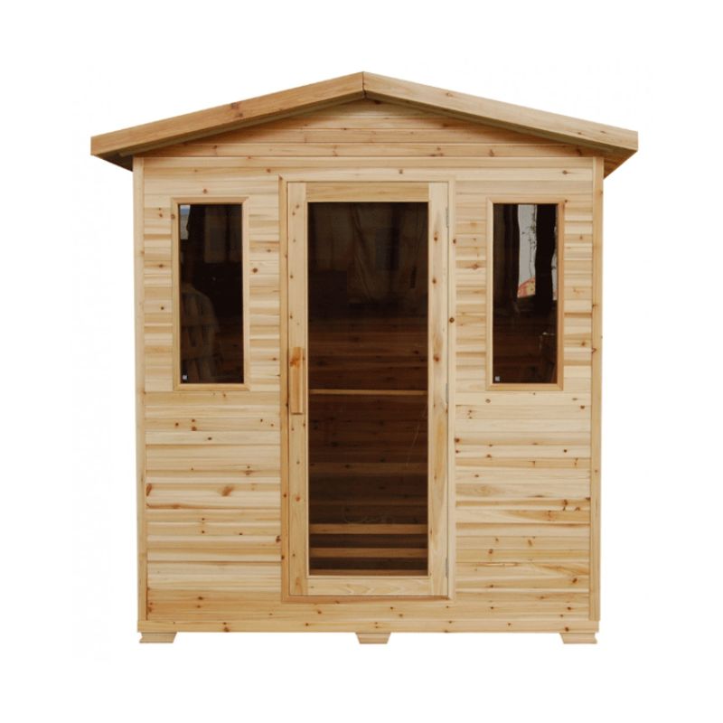 SunRay Grandby HL300D - 3 Person Outdoor Infrared Sauna Hemlock
