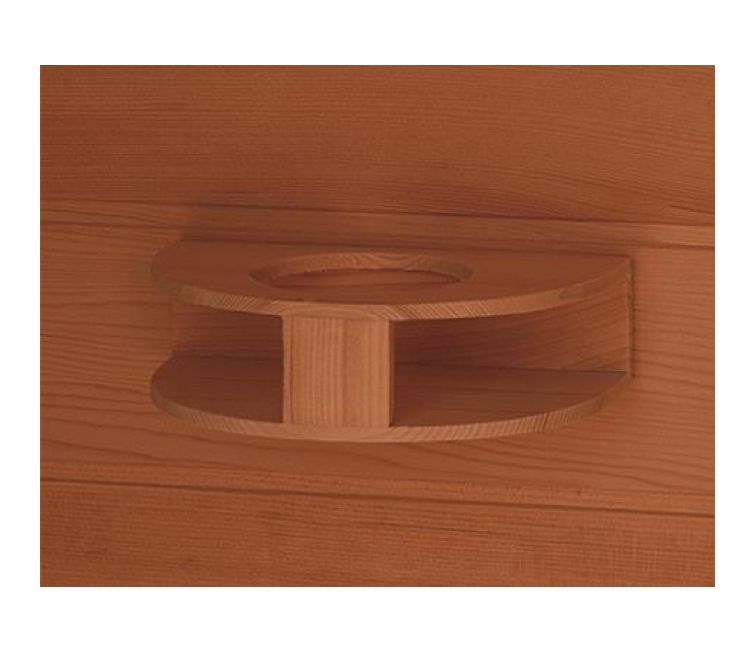 SunRay Barrett HL100K2 - 1 Person Indoor Infrared Sauna-cup holder