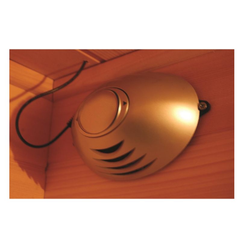 SunRay Sedona HL100K Indoor Infrared Sauna - 1 Person Canadian Red Cedar-ionizer