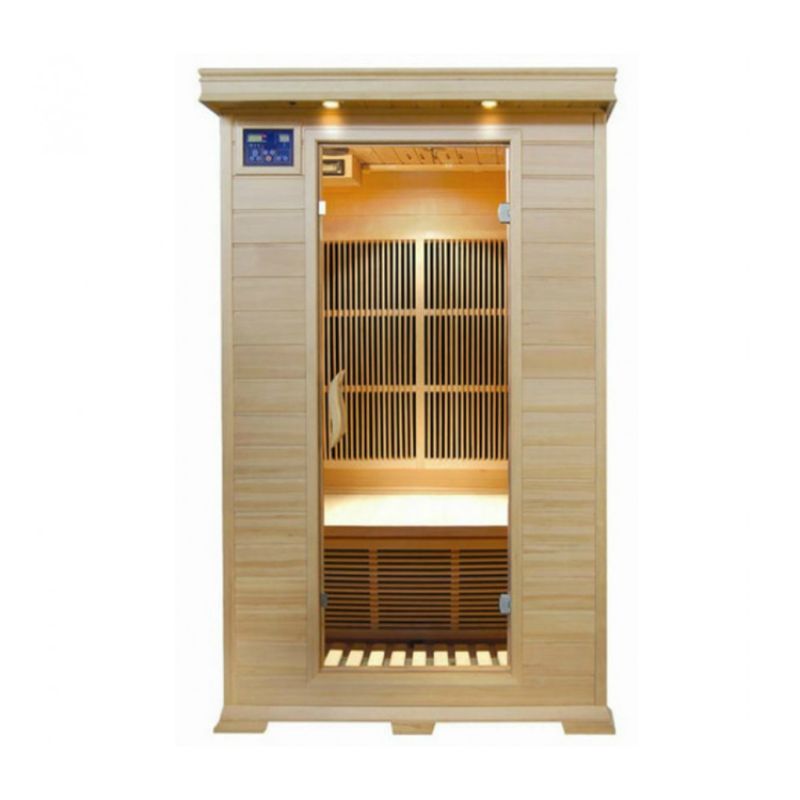SunRay Evansport HL200K2 - 2 Person Indoor Infrared Sauna Hemlock