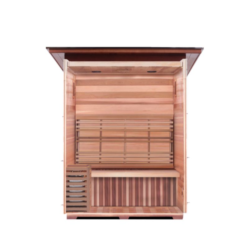 Enlighten Traditional Sauna-Moonlight 3 Person-Interior 2