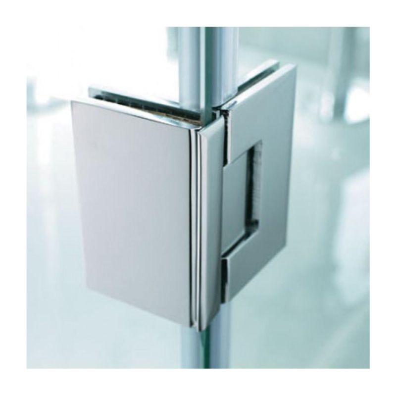 Athena WS-123 - 59 x 36 4.5 kW Luxury Steam Shower - hinges detail