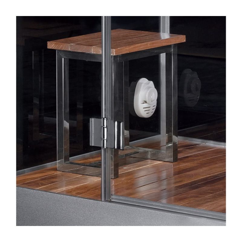 Ariel Platinum DZ959F8 - 47x 35 6 kW Steam Shower - wood floor