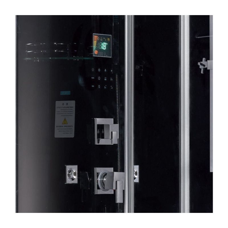 Ariel Platinum DZ959F8 - 47x 35 6 kW Steam Shower with 6 Massage Jets - vieew of controls