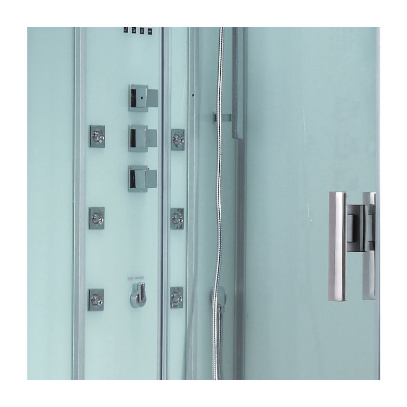 Ariel Platinum DZ959F8 - 47x 35 6 kW Steam Shower - white unit jets