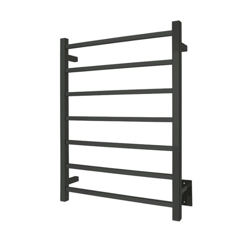 Tahoe 7 Bar Towel Warmer - black finish