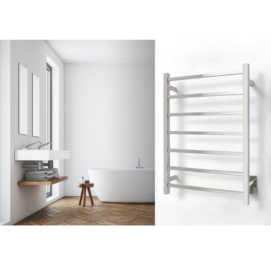 Tahoe 7 Bar Towel Warmer - polished finish