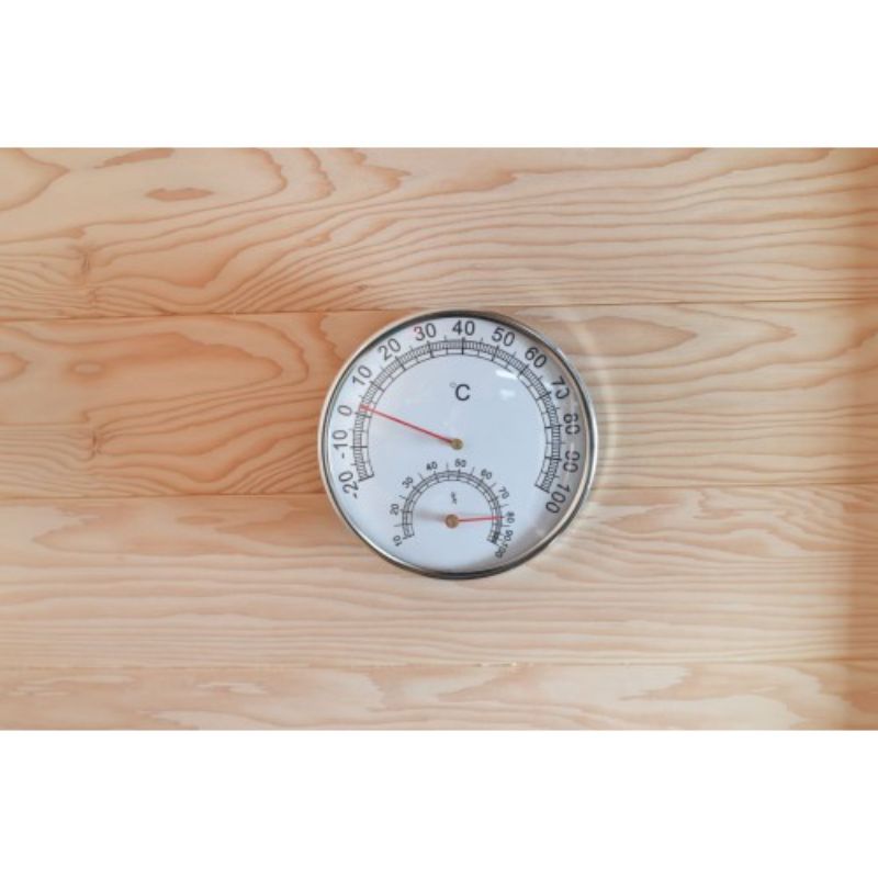 SunRay Tiburon HL400SN - 4 Person Steam Sauna - hygrometer