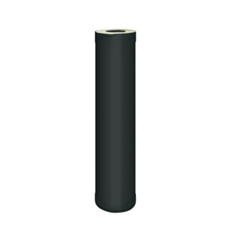 Sauna Wood Stove Chimney Extension - black
