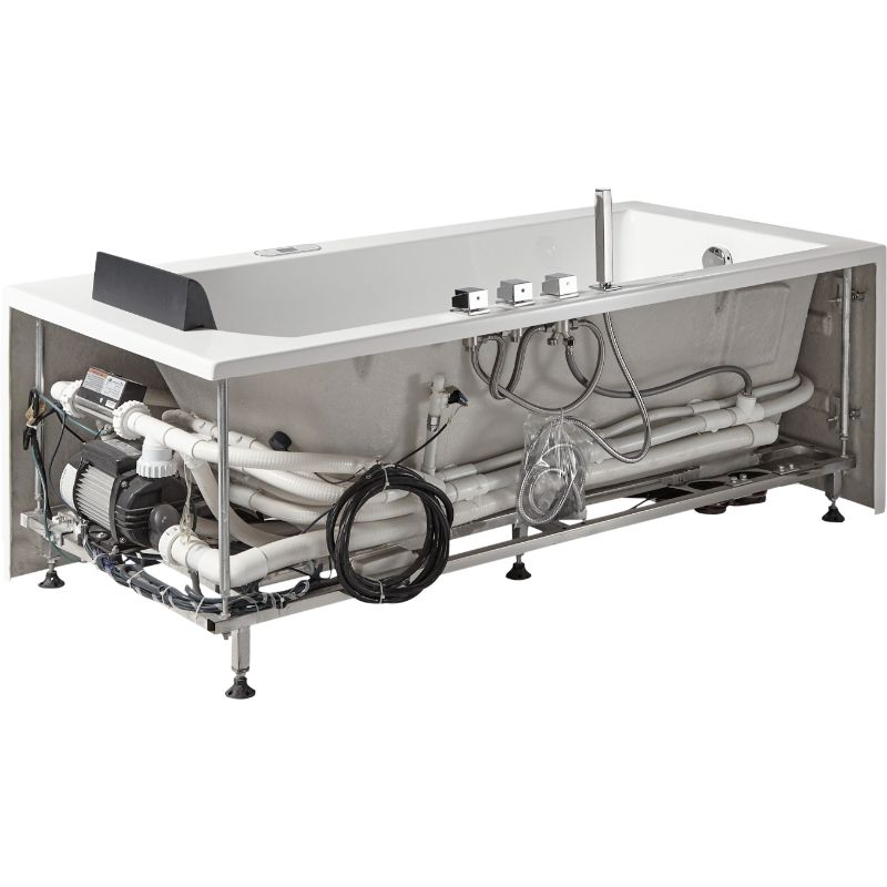 59" or 70" Model - Deep Whirlpool Bathtub | Platinum AM154JDTSZ