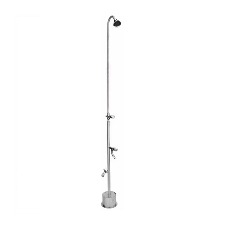 ADA Compliant 3" shower head, Free Standing Single Supply Shower without any background