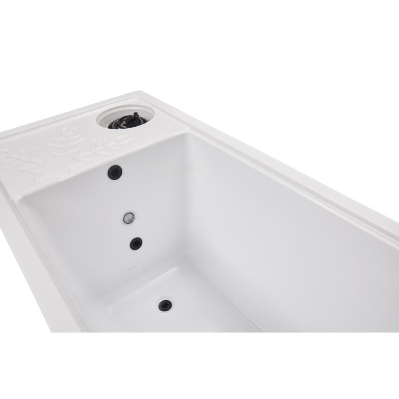 Cold Plunge 'All In' - interior of white tub