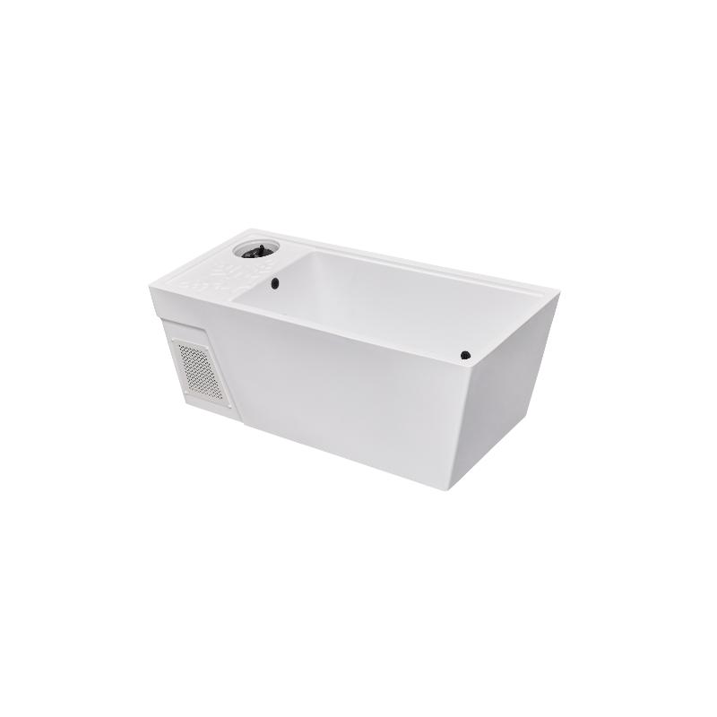 Cold Plunge 'All In' - white tub without water