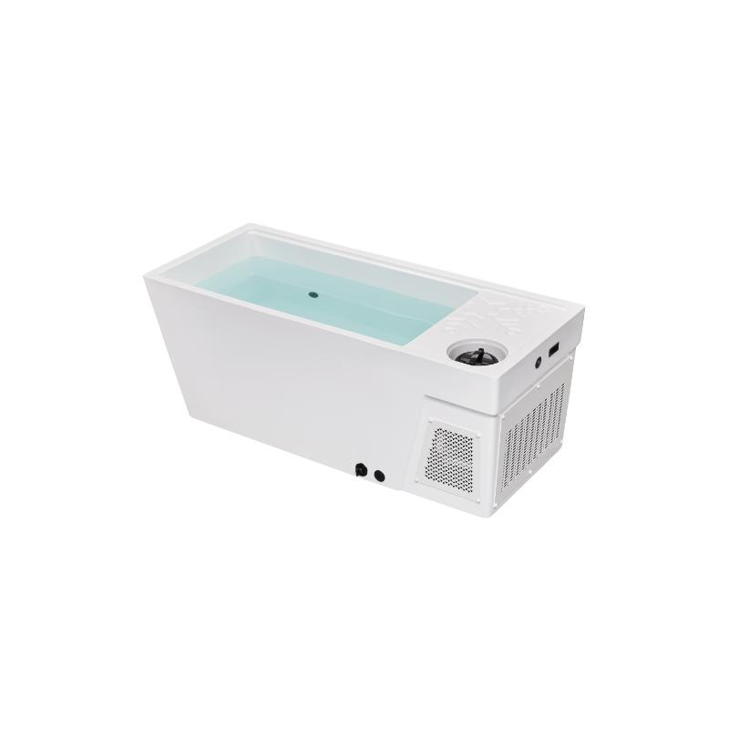 Cold Plunge 'All In' - white tub with water