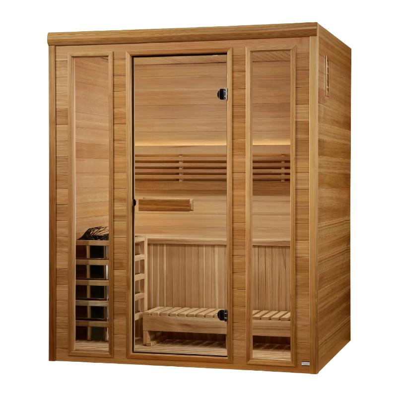 Andermatt 3 Person Steam Sauna GDI-7030-01 - angled view