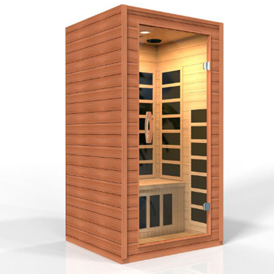 Avila Infrared Sauna DYN-6103-01 Dynamic Saunas - front view without background.