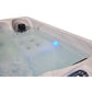 Cashmere 2 Person Hot Tub - angled view of tub interior, water churning in the jets