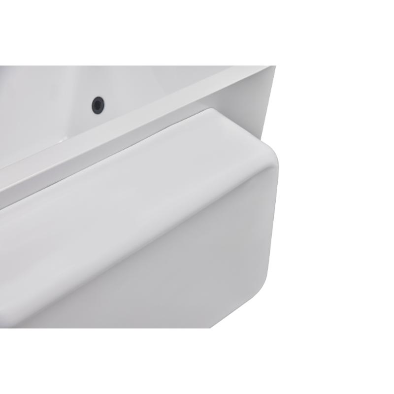 Cold Plunge Pro XL - white tub exterior showing water filtration casing on the side of the tub