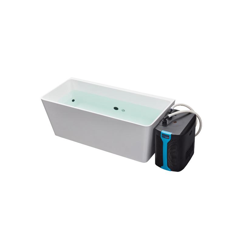 Cold Plunge Pro XL - showing white tub with water and a chiller