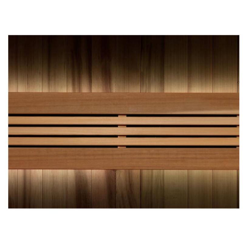 3 Person Indoor Steam Sauna Golden Designs Copenhagen GDI-7389-02 - interior wood