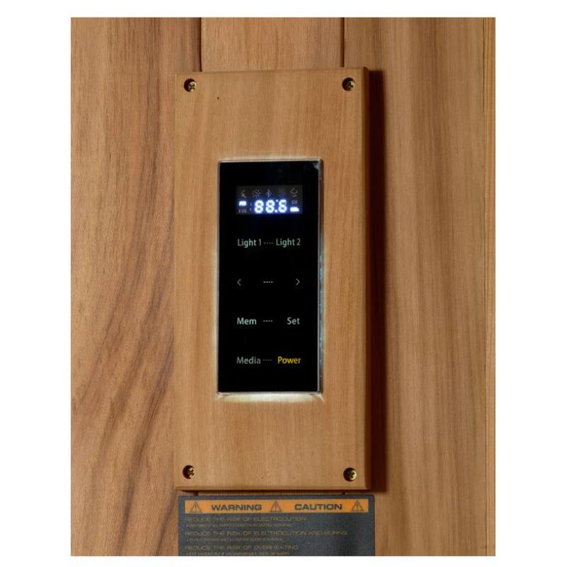 3 Person Indoor Steam Sauna Golden Designs Copenhagen GDI-7389-02 - control panel