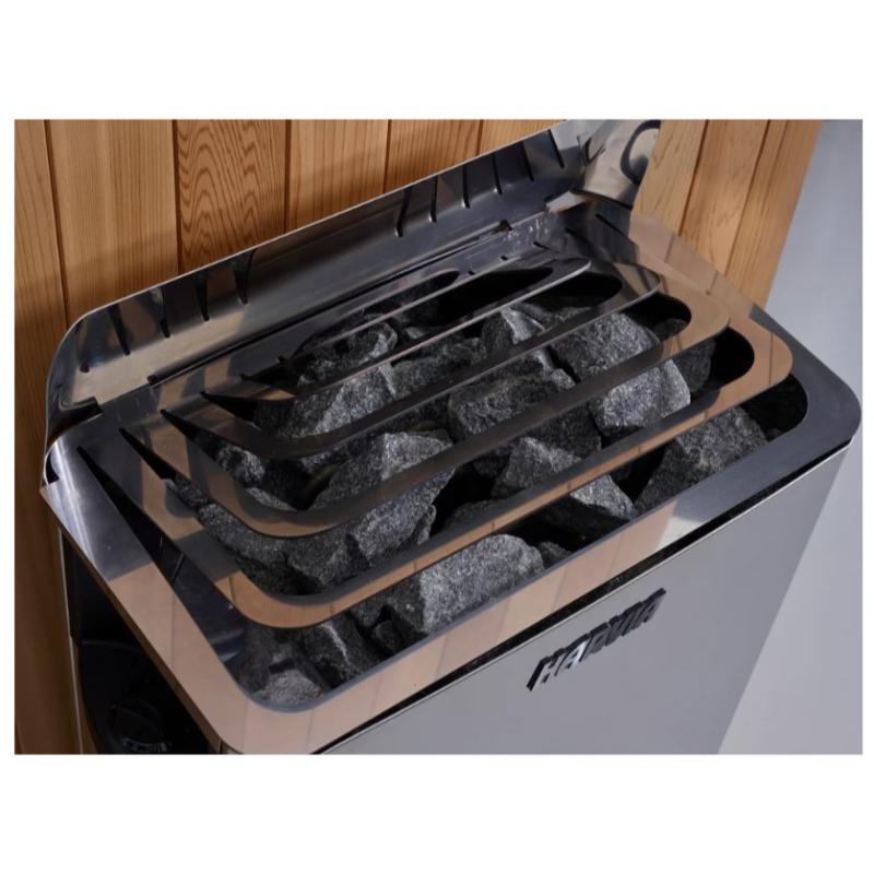 3 Person Indoor Steam Sauna Golden Designs Copenhagen GDI-7389-02 - heater grill and rocks