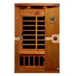 Dynamic Saunas Venice DYN-6210-01 | 2 Person Low EMF Far Infrared Sauna - full front view