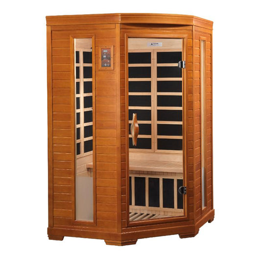 Dynamic Saunas Heming 2 Person Low EMF Far Infrared Sauna (Model DYN-6225-02)