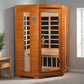 Heming Elite 2 Person Ultra Low EMF - Far Infrared Sauna - corner sauna