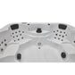 Denali 7 Person Hot Tub - interior view of seats, headrests, jets and filter. No water.