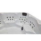 Denali 7 Person Hot Tub - another angled view of corner and two side seats, no water, with jets.