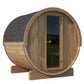 SaunaLife Model E7 | 4 Person Outdoor Barrel Sauna