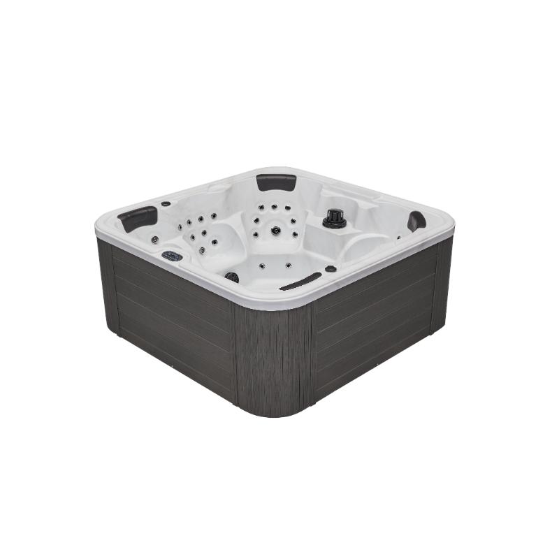 Eclipse 6 Person Hot Tub  - full angled view of the tub without water.