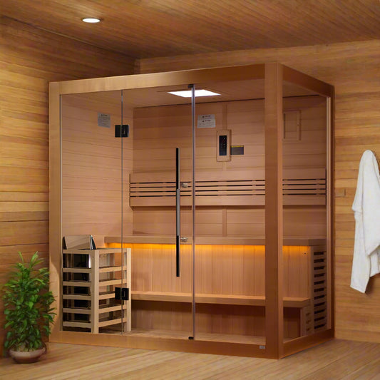 Forssa Edition Traditional Sauna GDI-7203-01 - full view