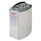 Sunray Freeport 300D1 Outdoor Traditional Steam Sauna - Harvia heater with rocks. No background.