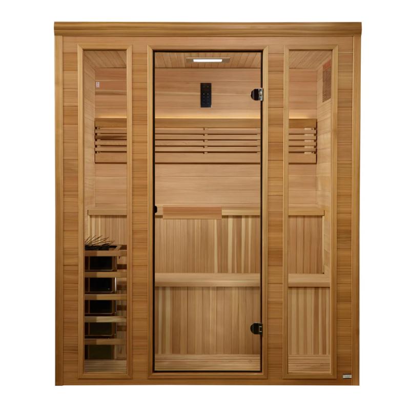 Engelberg Traditional Steam Sauna - full front view