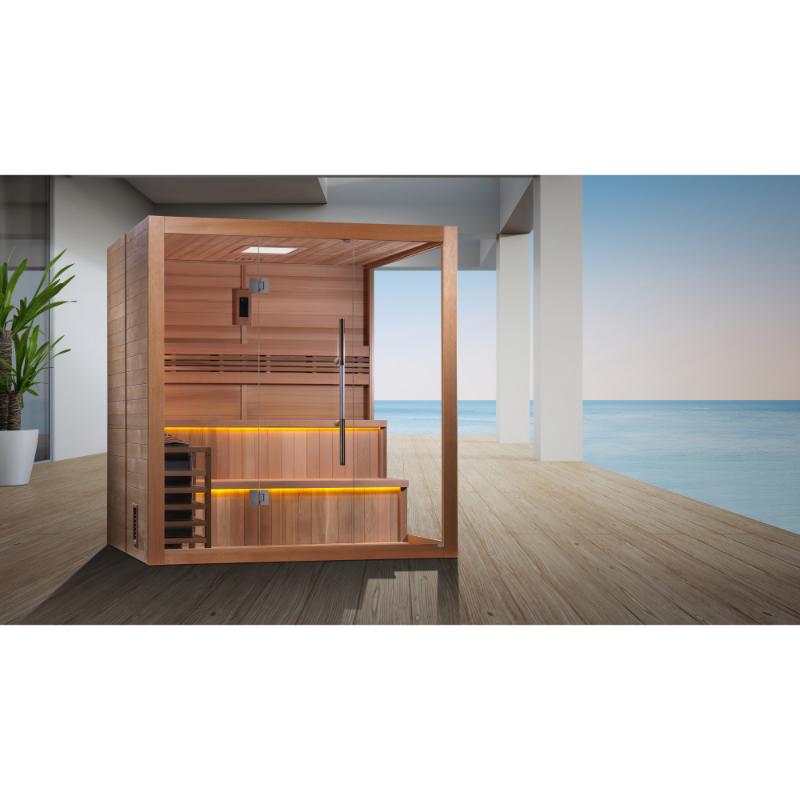 Kuasamo Edition Traditional Sauna GDI-7206-01 - displayed