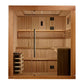 Osla Indoor Steam Sauna GDI-7689-02 - straight front view with sauna heater on the left