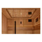 Osla Indoor Steam Sauna GDI-7689-02 - view of interior ceiling through the glass door