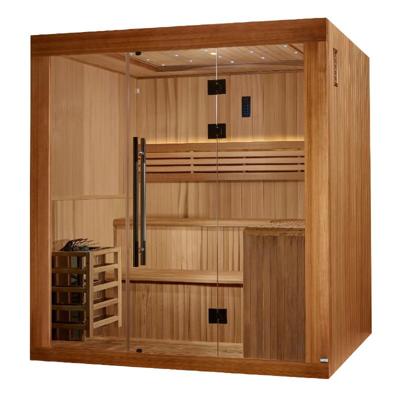 Osla Indoor Steam Sauna GDI-7689-02 - angled view