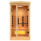 Golden Designs GDI-8010-03 | 1 Person Full Spectrum Infrared Sauna with Himalayan Salt