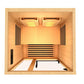 Golden Designs GDI-8010-03 | 1 Person Full Spectrum Infrared Sauna with Himalayan Salt