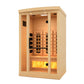 Golden Designs GDI-8020-03 | 2 Person Full Spectrum Infrared Sauna with Himalayan Salt