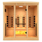 Golden Designs GDI-8040-03 | Indoor 4 Person Full Spectrum Infrared Sauna with Himalayan Salt