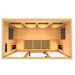 Golden Designs GDI-8040-03 | Indoor 4 Person Full Spectrum Infrared Sauna with Himalayan Salt