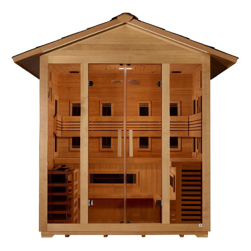 Gargellen 5 Person Hybrid Sauna - full front view