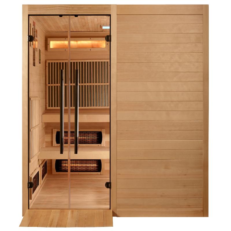 Toledo Hybrid Sauna GDI-8360-01 - front view with ramp