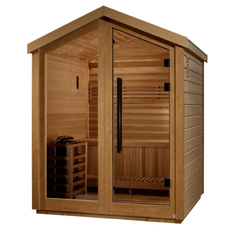 Golden Designs Savonlinna Outdoor Steam Sauna | 3 Person GDI-8503-01